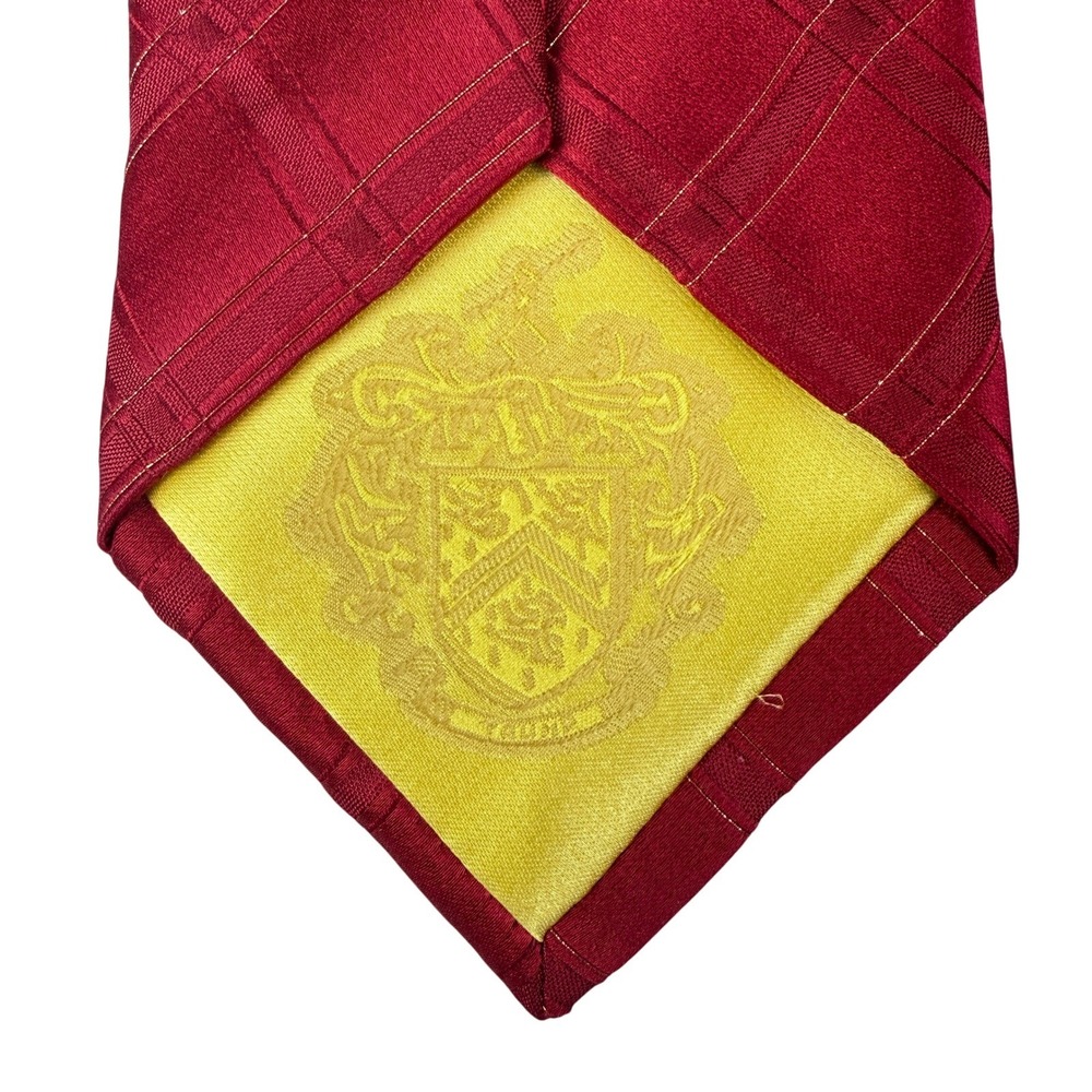 Donald J. Trump Signature Collection Mens Red Plaid Silk Necktie Business 60" - Picture 5 of 10